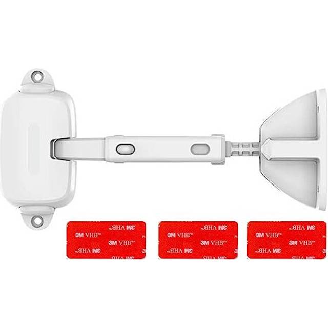 Window Child Safety Lock, 1 pc, White, for Inward and Outward Opening Windows, with Special Adhesive, for UPVC, Wooden, Metal Frames, for Window