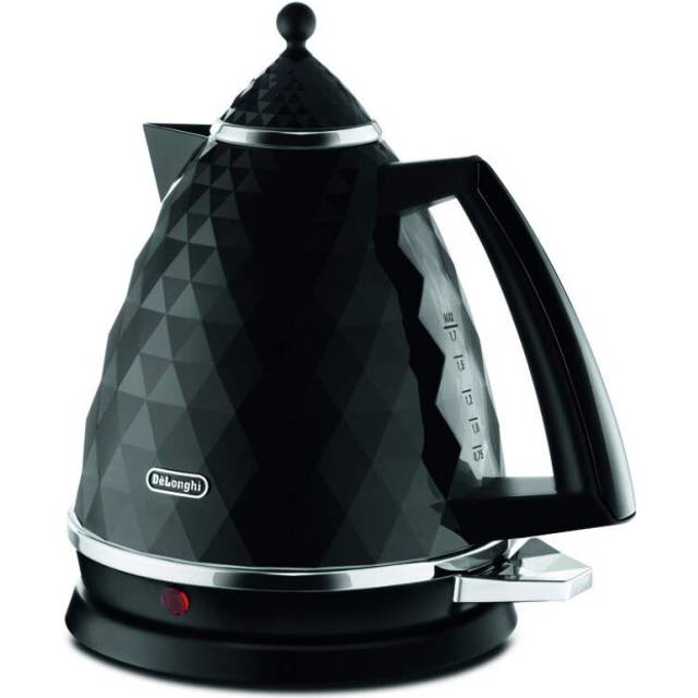 De'Longhi Brilliante Kettle, anti-scale filter, 1.7 Liters, 360 swivel base, KBJ3001BK, Black