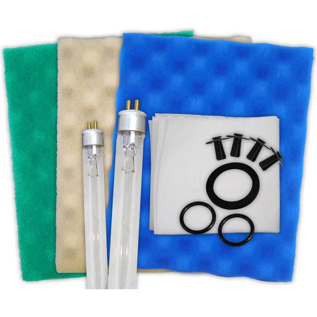 (Kit CPF50) Lotus Oasis Clearpond Maintainence Kit Fish Pond Filter Sponge Foam Uv Uvc