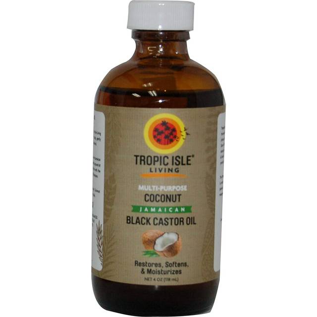 Tropic Isle Living Jamaican Coconut Black Castor Oil 4oz