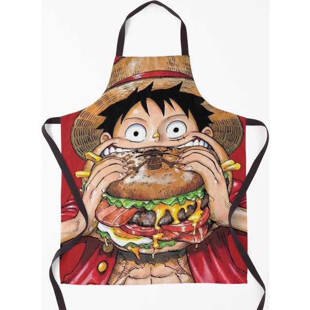 Eating Burger Grill Aprons for Kitchen BBQ Chef