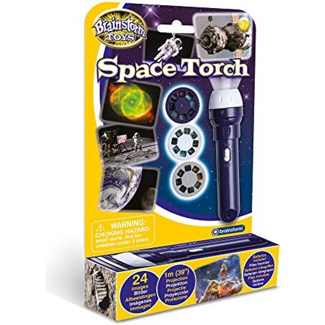 Brainstorm Toys E2008 Space Torch & Projector, Blue, 11cmx3cm