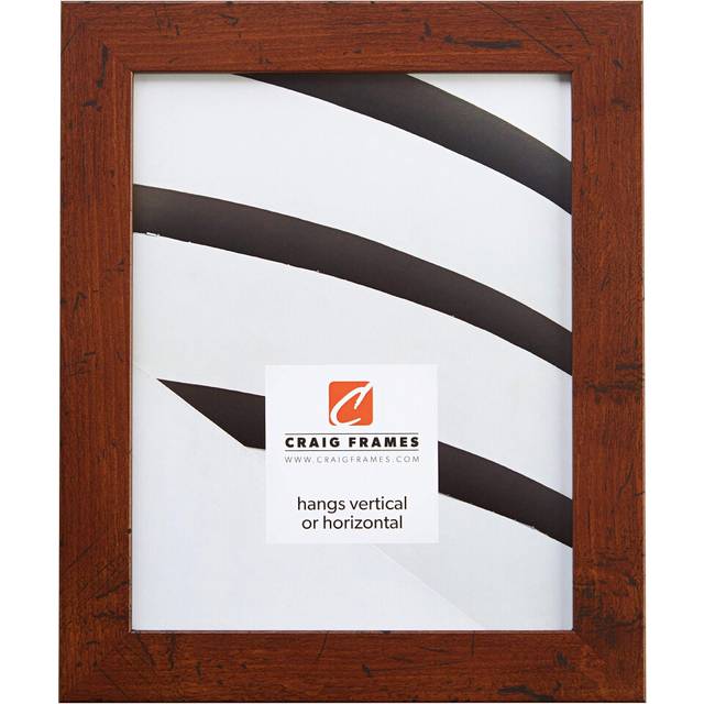 Craig Frames FM26DKW 19 by 25-Inch Picture Frame  Smooth Wrap Finish  1.26-Inch Wide  Dark Brown