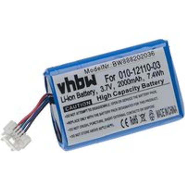 Vhbw - Battery compatible with Garmin 010-01603-10 gps Navigation System Sat Nav (2000mAh, 3.7 v, Li-ion)