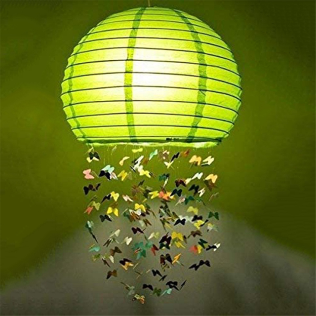 80 Pack Chinese Round White Paper Lantern,Paper Lanterns Hanging Lanterns Wedding Party Decorations