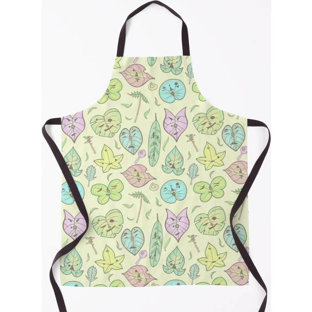 Hestu's Friends (Yellow Ver.) Grill Aprons for Kitchen BBQ Chef