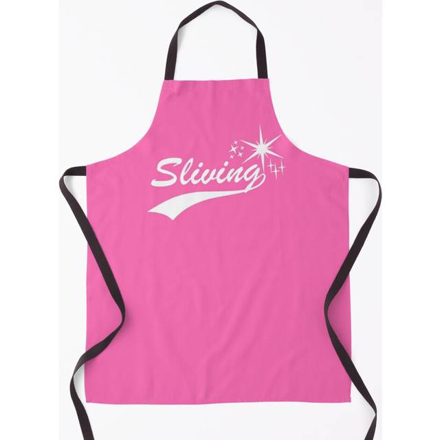 Sliving Stars - White Text Grill Aprons for Kitchen BBQ Chef