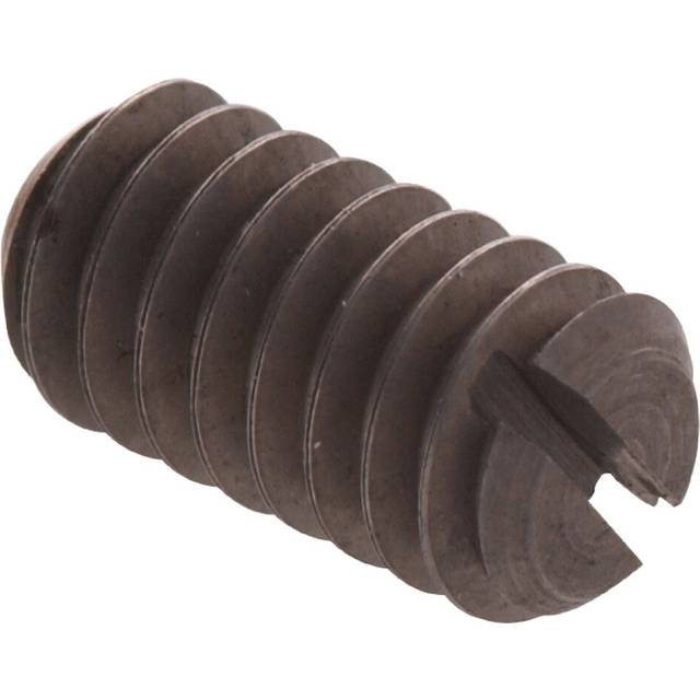 Hillman 4493 10-24 x 3/8-Inch - Slotted Headless Set Screw  20-Pack   Gray