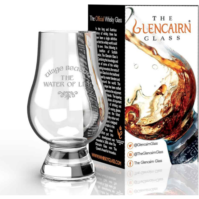 (Set of Eight) Official Glencairn Whisky Whiskey Tasting Glass  - The Water of Life