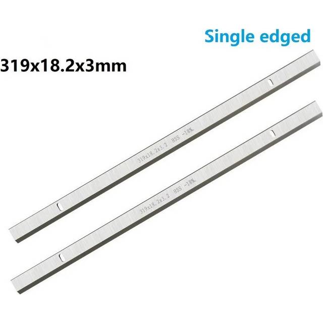 2Pcs 319x18.2x3.2mm Planer Blade Knives HSS Single Edge Planer Cutting Tool For JET JWP-12 COBRA GMC Ryobi AP13 MA1931 CT-340