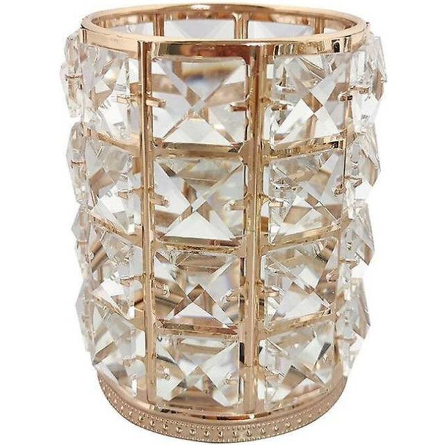 s Crystal Clear Makeup Brush Organizer Eyebrow Pencil Case Cosmetics Storage Pen Boxes