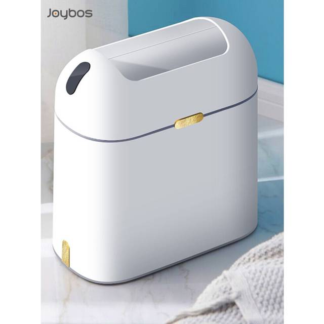 Joybos Automatic Trash Can for Kitchen Bathroom Toilet With Lid Luxury Household Garbage Bins R