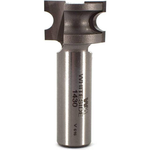 Whiteside Router Bits 1430 Half Round Bit with 1/8-Inch Radius 9/16-Inch Cutting Length
