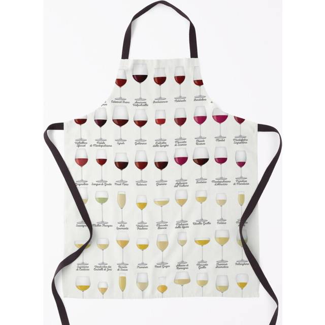 Types of Wine Glasses Grill Aprons for Kitchen BBQ Chef