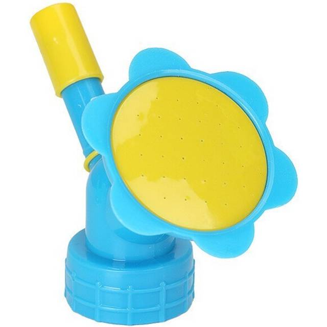 (Flower) Manual High Pressure Air Pump Sprayer Adjustable Drink Bottle Spray Head