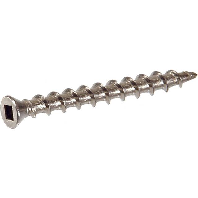Hillman 47786 3-Inch Stainless Steel Trim Screw with Square Drive  1-Pound