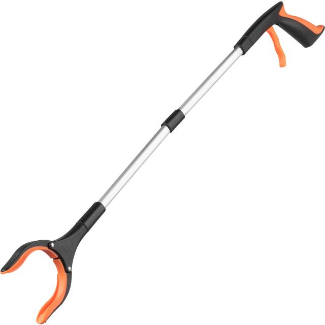 "(Orange) 31"" Folding Litter Picker Reacher Grabber Stick"