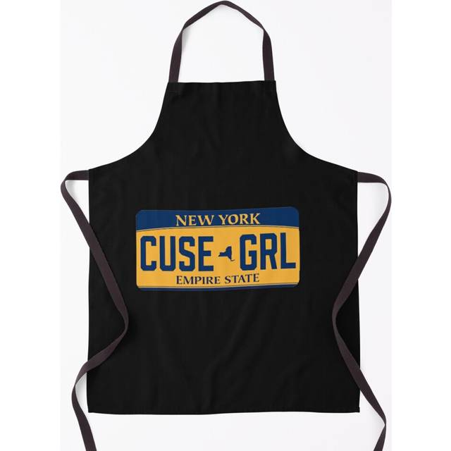 Cuse Girl License Plate Grill Aprons for Kitchen BBQ Chef