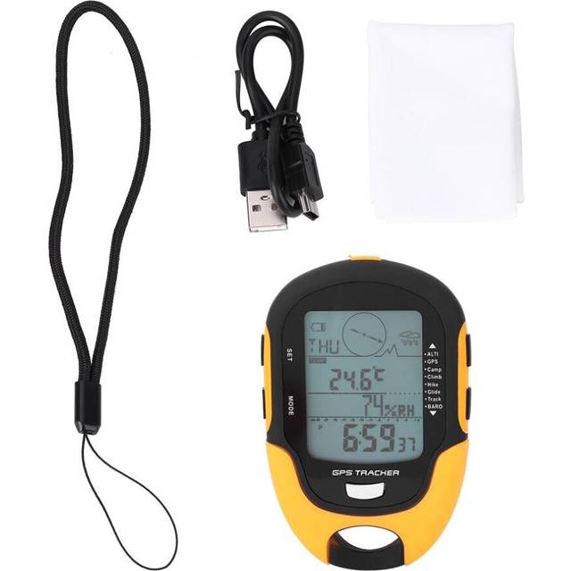 Waterproof Digital Altimeter Barometer Compass GPS&Beidou Dual Navigation Portable Torch Outdoor Camping Hiking Climbing Tools