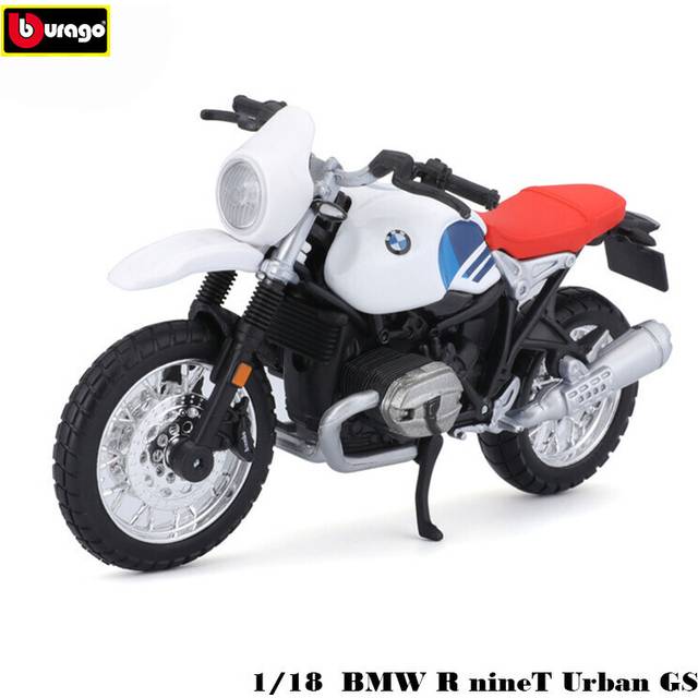 (BMW R nineT) 1:18 KTM 990 Supermoto R Rally  authorized simulation alloy motorcycle model toy car gift collectio