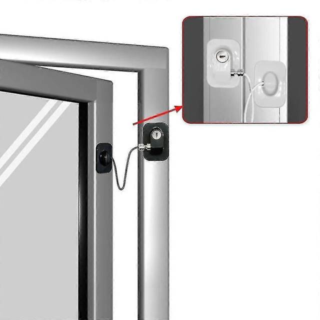 (As show, One size) Lockable Window Locks, Child Safety Window Lock, Window Safety Door Safety For Doors Refrigerators