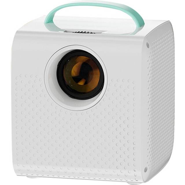Q2 Mini Projector for Kids 800x480 Resolution, Portable Home Theater Beamer Ideal Christmas and Birthday Gift UK Plug