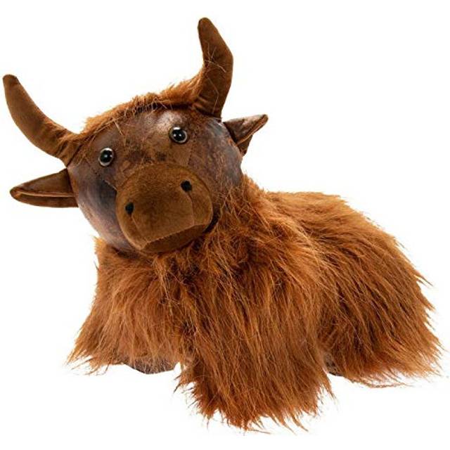LP46753 Highland Cow Design Doorstop | Brown Door Stop