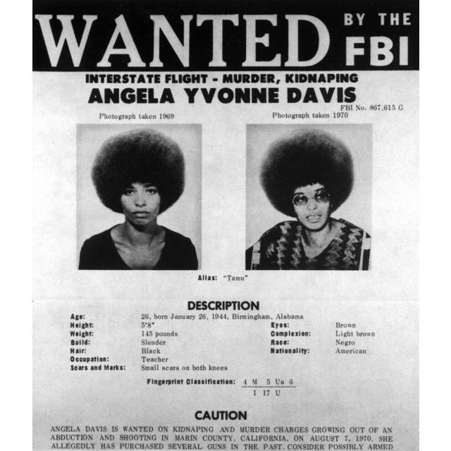 Wanted poster of Angela Davis Photo Print (8 x 10)