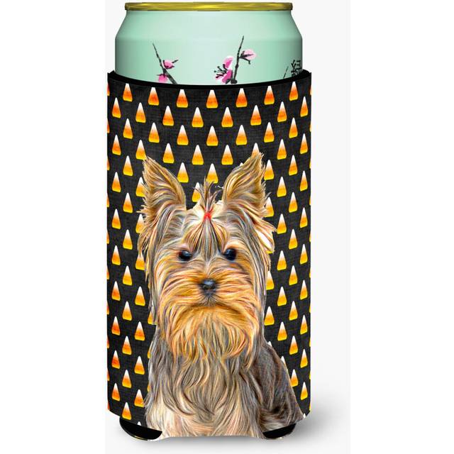 Candy Corn Halloween Yorkie / Yorkshire Terrier Tall Boy Beverage Insulator Hugger KJ1212TBC