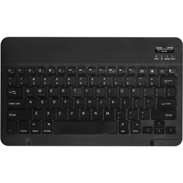 K31 Black 81-key Wireless Bluetooth Keyboard Leather Case with Pen Slot Detachable Bluetooth Keyboard Suitable for 2021 IPad Pro12.9inch