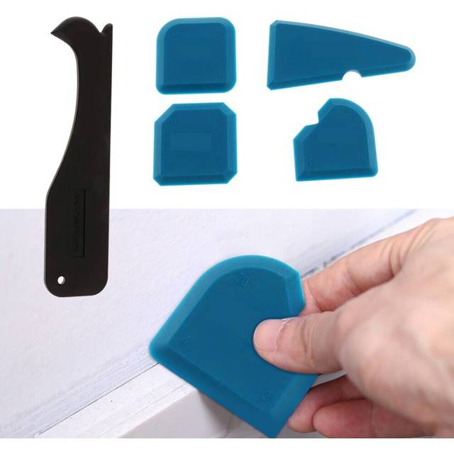 Window Door Glass Cement Scraper Removal Tool Kit Reusing Tools Sealant Spreader Spatula for Household Wall Decor