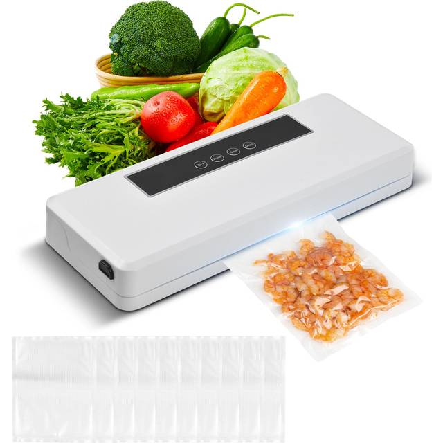 Vacuum Sealer Food Storage Saver Dry & Moist Food Modes, Automatic Food Sealer Saver for Fridge Food Preparation, Compact Design for Home Kitchen