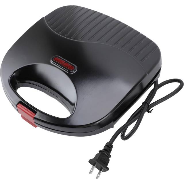 750W Electric Panini Press Aluminum Double Sided Nonstick Plate Panini Press Sandwich Maker L