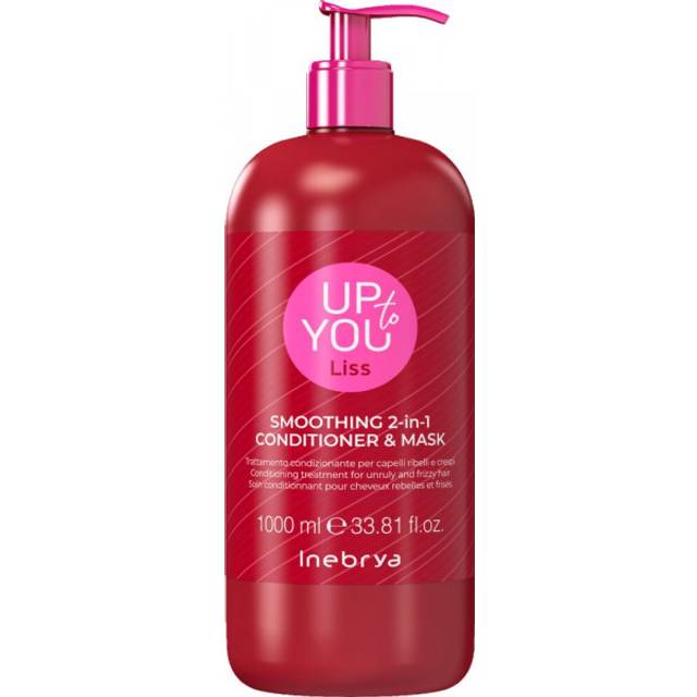 Inebrya Up To You Liss Smoothing 2 In 1 Conditioner & Mask 1000 ml 1000ml