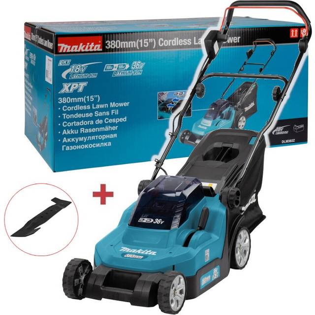 DLM382Z 18v 36v lxt Cordless Lithium Battery Lawn Mower Bare Unit + Blade - Makita