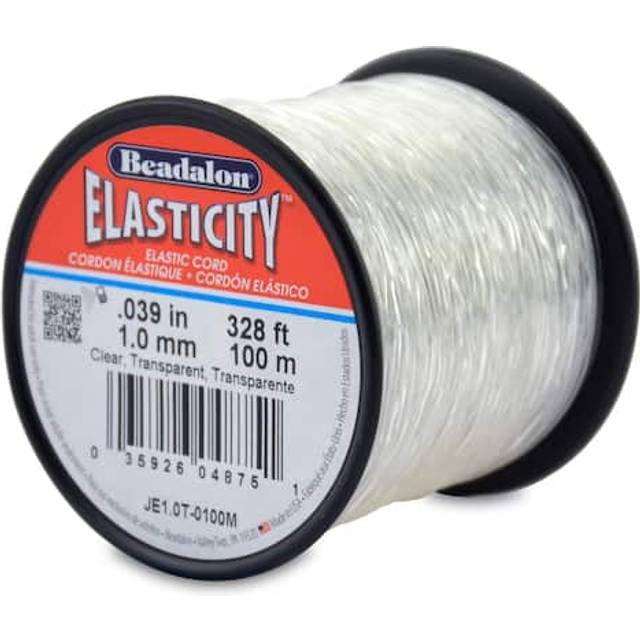 Beadalon elasticity 1.0mm clear 100m stretch cord beading&jewellery tool je1.0t
