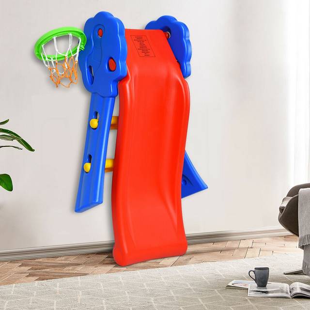 Claiborne Toddler Folding 2-Step Slide - Blue;Green;Red (72cm H X 68cm W X 103cm D)