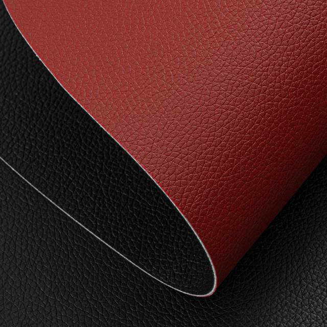 Polyurethane Placemat - Red Black (40.5cm W X 33cm L X 0.1cm D)