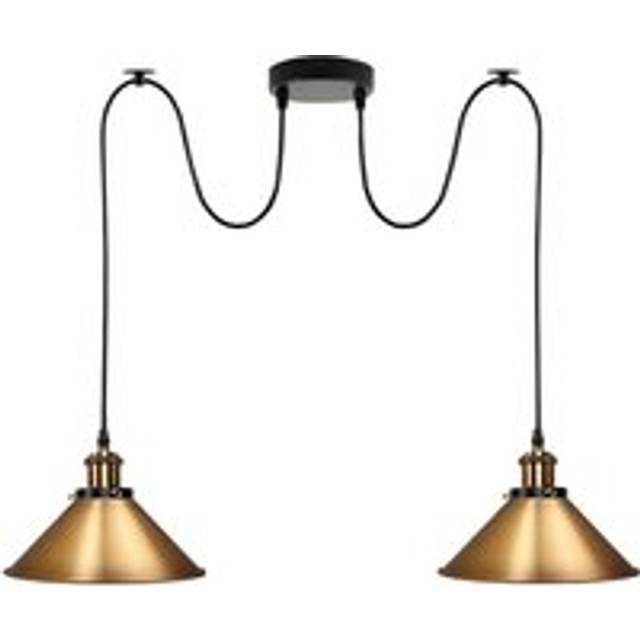 2 Way Industrial Celling Hanging Lamp Pendant Light~3508 - Rose Gold - No