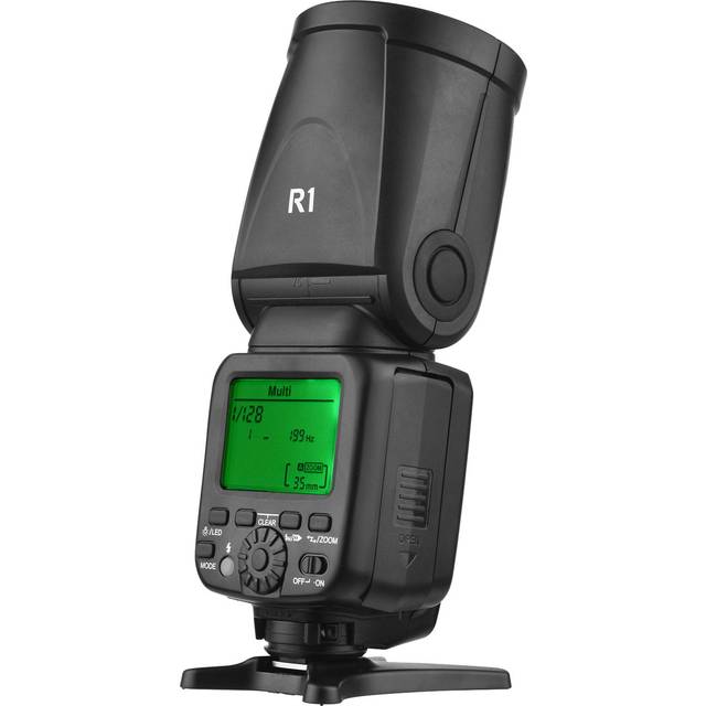 Universal Wireless TTL Flash Speedlite On-camera 2.4G Master/ Slave Speedlight Round Head 76Ws US Plug