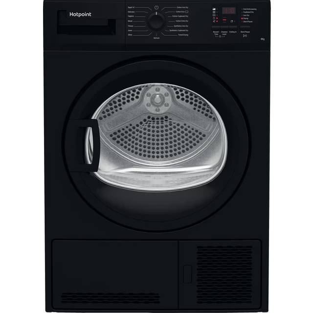 Hotpoint C HD C82 BBGD UK 8Kg Condenser Tumble Dryer - Black - B Rated