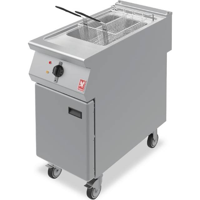 Falcon F900 Single Tank Twin Basket Free Standing Electric Fryer on Castors E9341