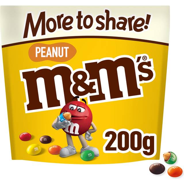 M&M's Peanut Chocolate More to Share Pouch Bag 200g