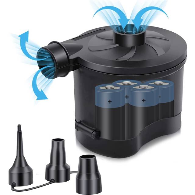Electric Pumps Battery Powered,Airbed Pump,Air Pump Quick Inflator and Deflator for airbed,Paddling Pool,Outdoor Camping,Air Mattress,Boat Toys Etc,3