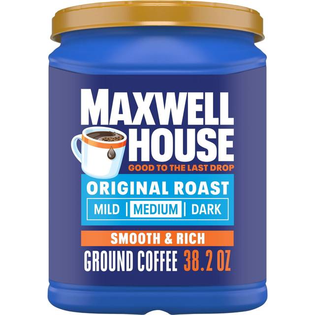 Maxwell house original med roast ground coffee 1.08kg canister