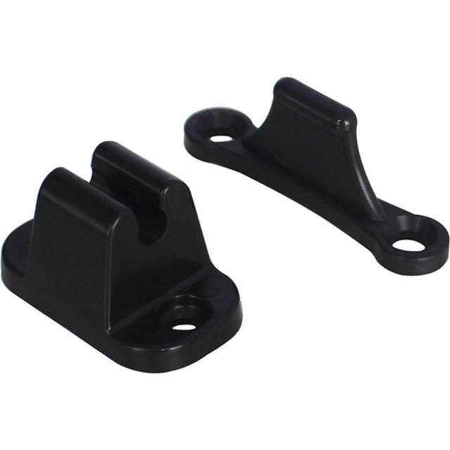 Door Retainer Kit T Shape Door Stop Retaining Catch Latch Black