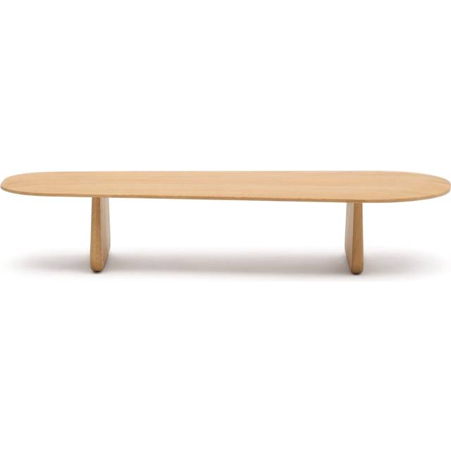 Pirita coffee table made from solid oak wood in a natural finish, 146 x 56.5 cm FSC 100% - Natural