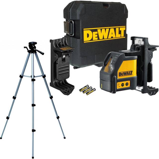 Dewalt DW088K Self Levelling Cross Line Laser Level Bracket Case + Bag + Tripod