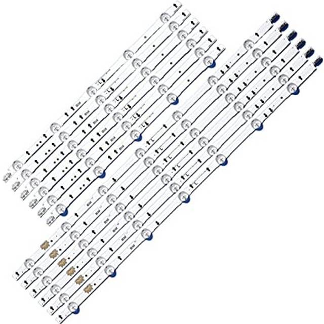 "INPETS LED Backlight Strip 12 Lamp Fit for Samsung 55""TV 2014SVS55 UE55J5600 UE55J5670 UE55J6202 UE55J6300 UE55J6510 UN55H6300"