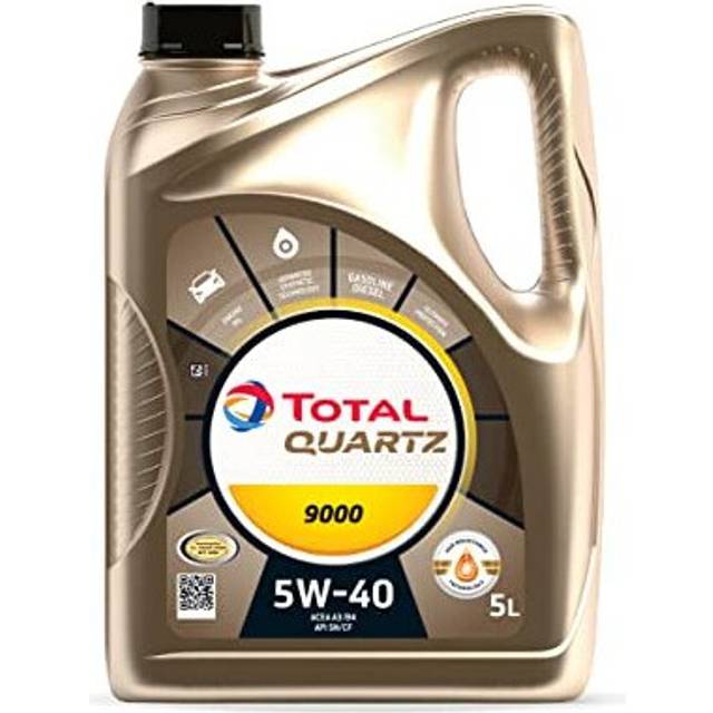 TOTALENERGIES 5W40 Engine Oil Quartz 9000 Diesel ACEA A3B4 API SNCF AgeResistance Technology Advanced Synthetic Motor Oil Lubricant 5L